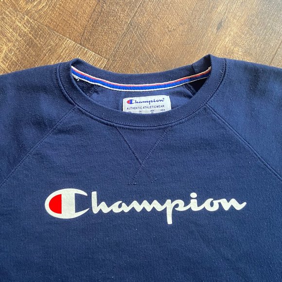 Champion Script Crewneck Sweatshirt - Small - Picture 4 of 8